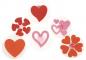 Preview: EVA-Stempel ""Herzen"" 6tlg.""